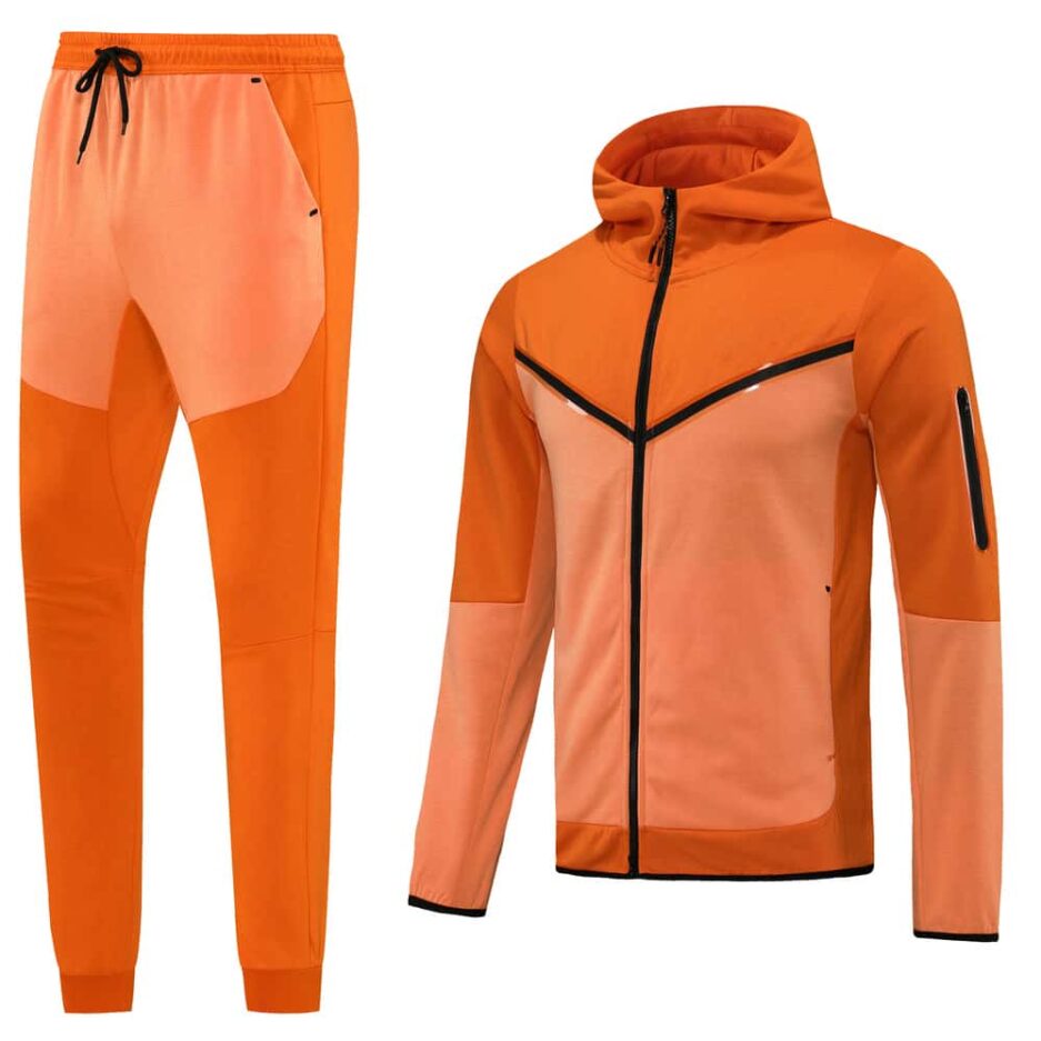Orange Training Tracksuit Set - Style A (S-2XL)