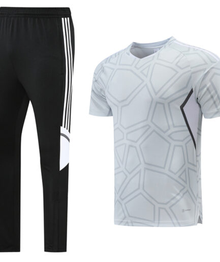 Light Grey Training Tracksuit Set - Style A (S-2XL)