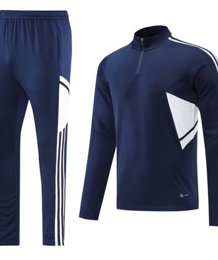Navy Blue Training Tracksuit Set - Style A (S-2XL)