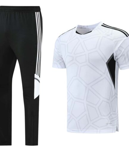 White Training Tracksuit Set - Style A (S-2XL)