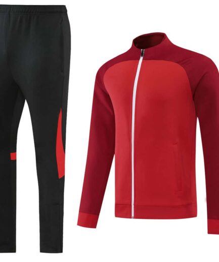 Maroon Training Tracksuit Set - Style B (S-2XL)