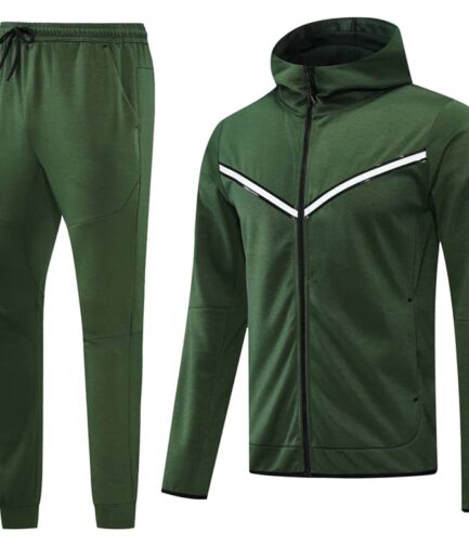 Green Training Tracksuit Set - Style A (S-2XL)
