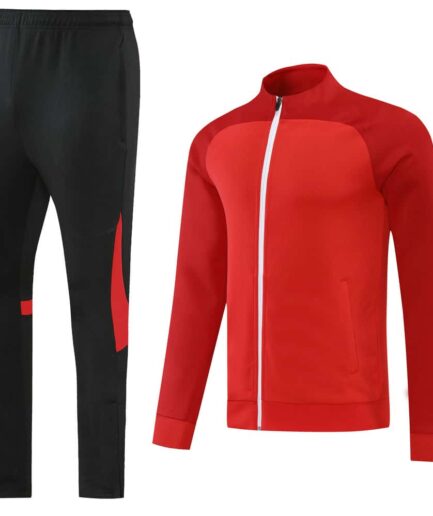 Bright Red Training Tracksuit Set - Style A (S-2XL)