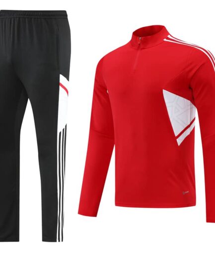 Red Training Tracksuit Set - Style B (S-2XL)