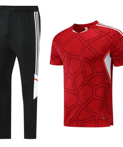Red Training Tracksuit Set - Style A (S-2XL)