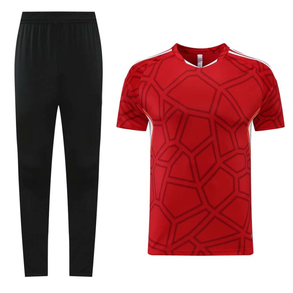 Red Training Tracksuit Set - Style A (S-2XL) - 图片 3