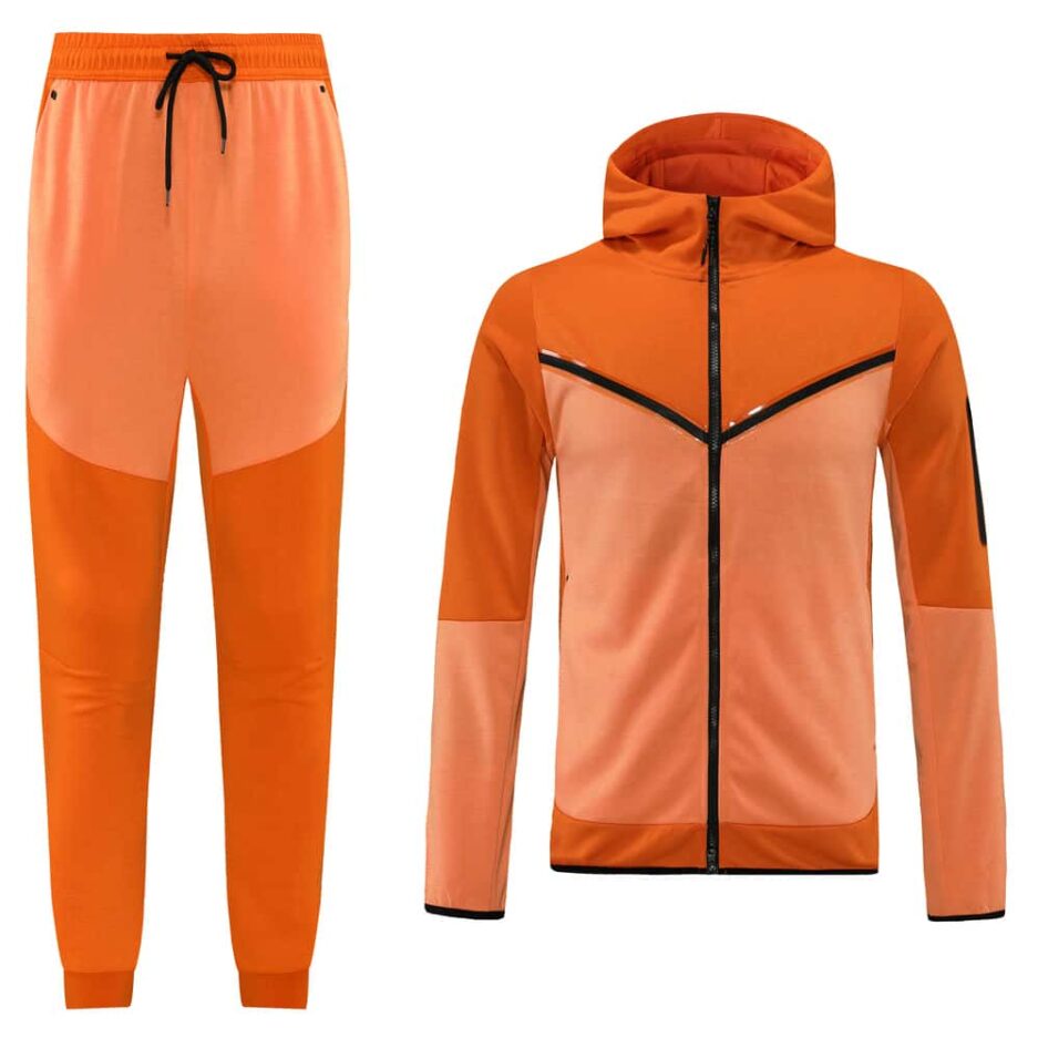Orange Training Tracksuit Set - Style A (S-2XL) - 图片 8
