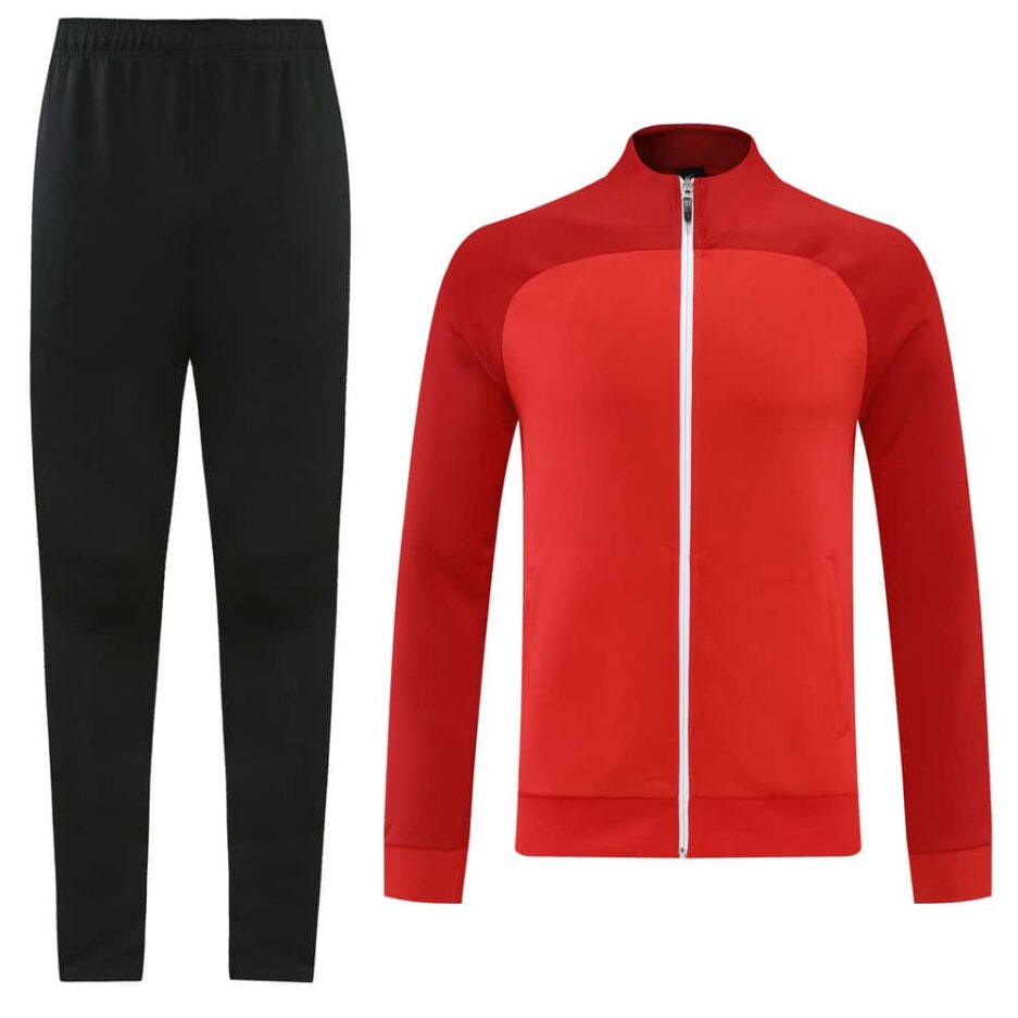 Bright Red Training Tracksuit Set - Style A (S-2XL) - 图片 8