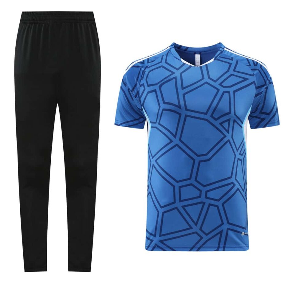 Royal Blue Training Tracksuit Set - Style A (S-2XL) - 图片 8