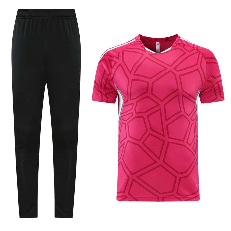 Rose Pink Training Tracksuit Set - Style A (S-2XL) - 图片 8