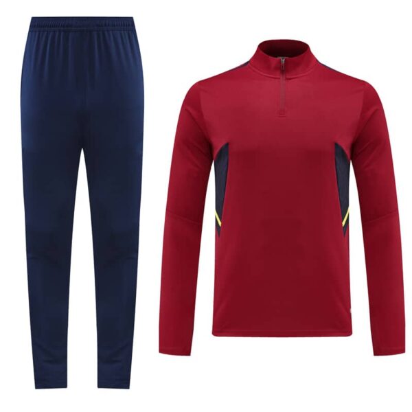 Maroon Training Tracksuit - Style A - Image 8