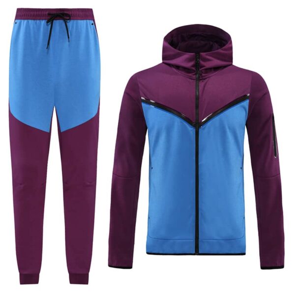 Purple Blue Training Tracksuit - Style A - Image 8
