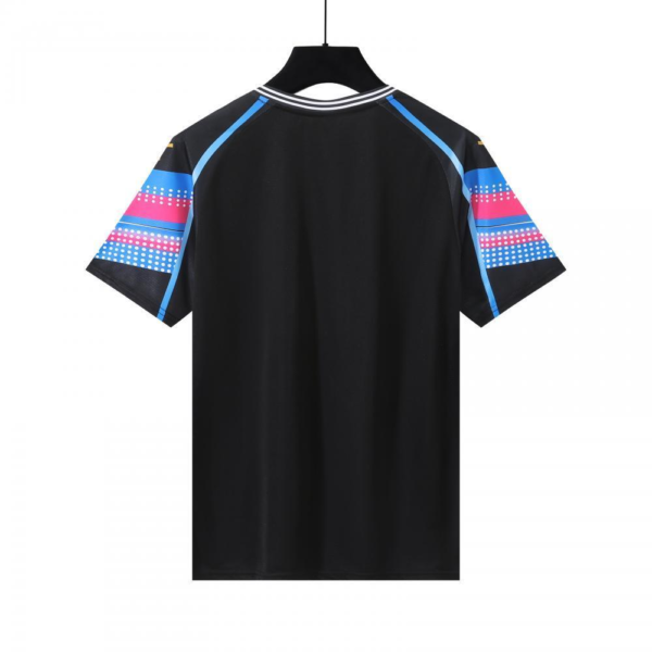 Black Blue Neon Grid Jersey - Image 2