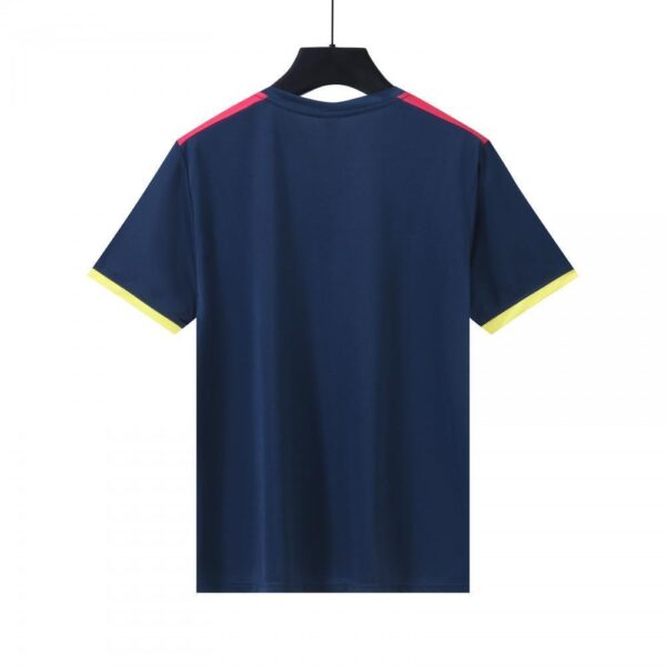 Navy Red Geometric Jersey - Image 2