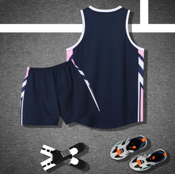 Navy Blue Arrow Panel Basketball Set - Image 2