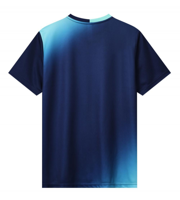 Navy Blue Light Blue Gradient Stripes Jersey - Image 2