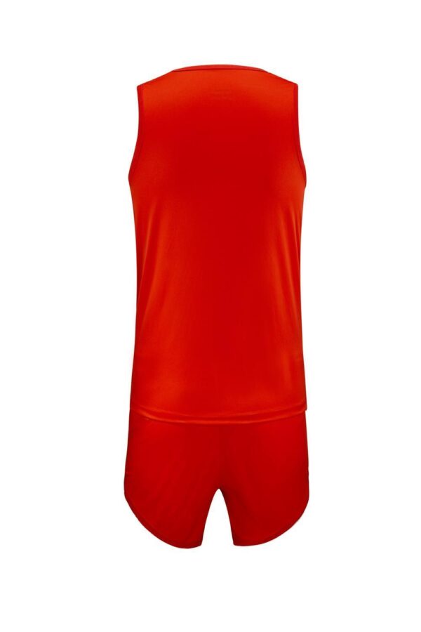Red Geometry Gradient Running Set - Image 2