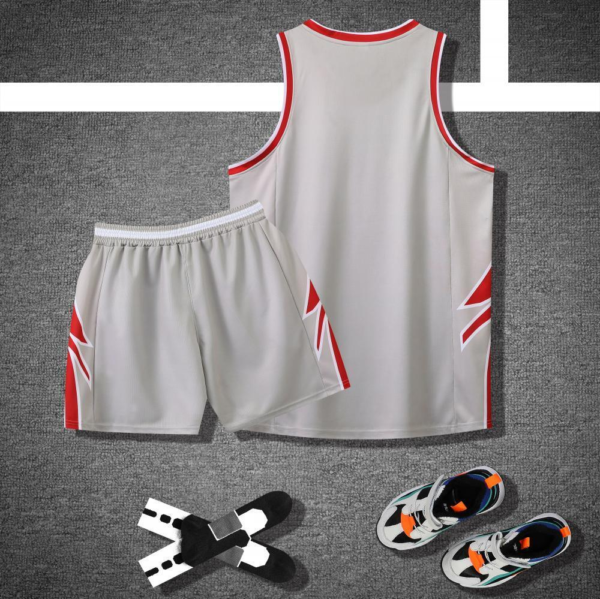 Grey Lightning Panel Basketball Set - Image 2
