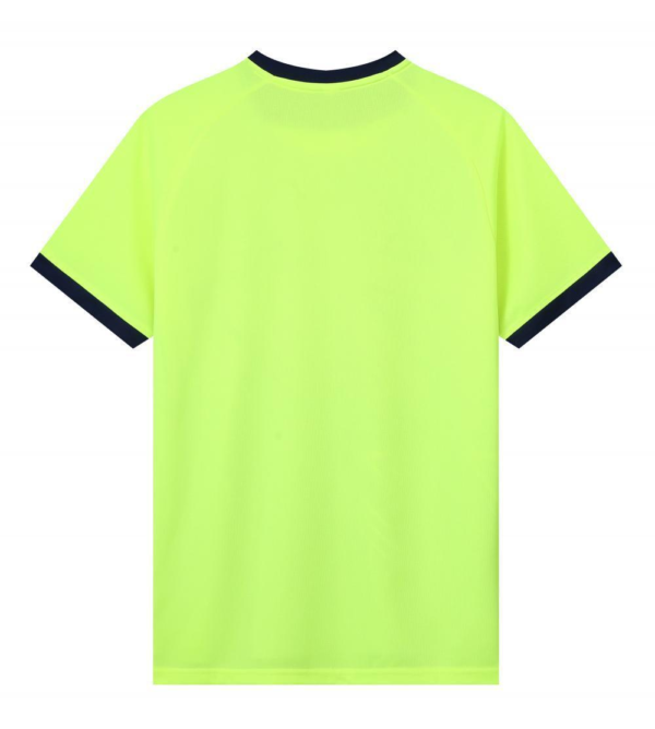 Fluorescent Yellow Navy Geometric Gradient Jersey - Image 2