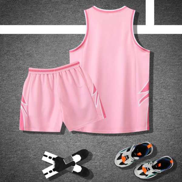 Pink Lightning Panel Basketball Set - Image 2