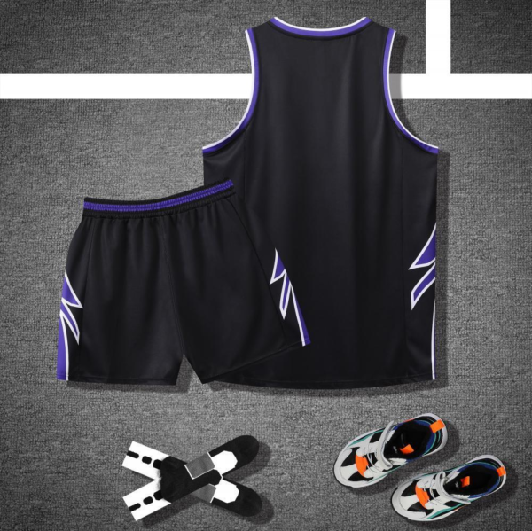 Black Lightning Panel Basketball Set - Image 2