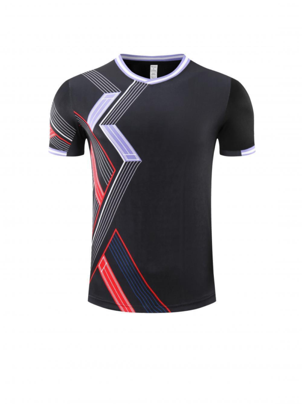 Black Red Line Training Jersey