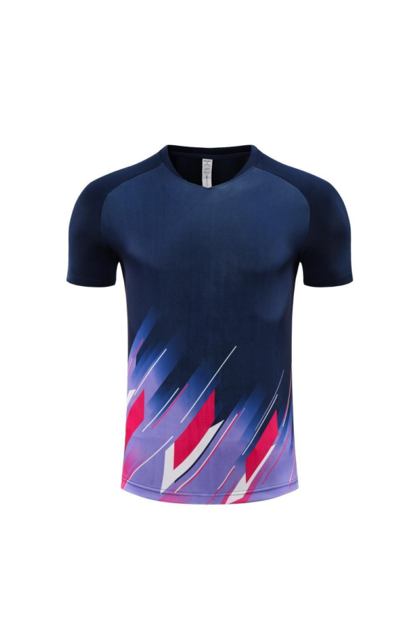 Navy Pink Purple Streak Training Jersey