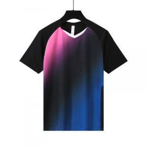 Black Pink Blue Gradient Jersey