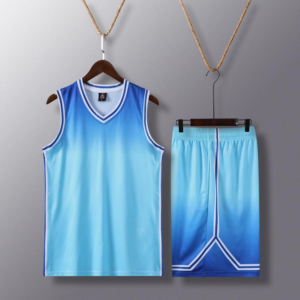 Blue Gradient Basketball Set