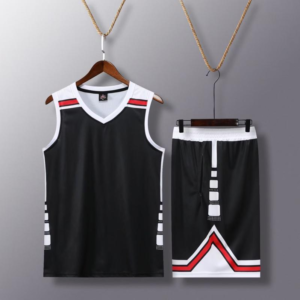 Black Block Panel Basketball Set