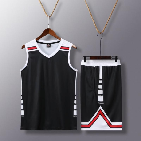 Black Block Panel Basketball Set