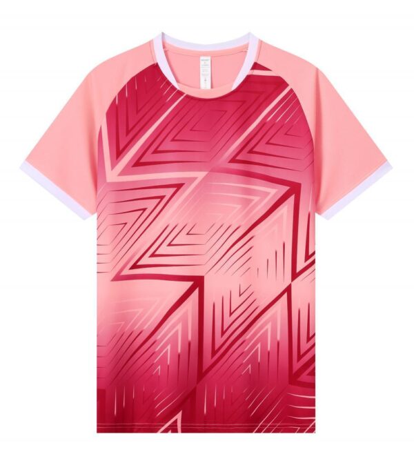 Pink Geometric Gradient Jersey