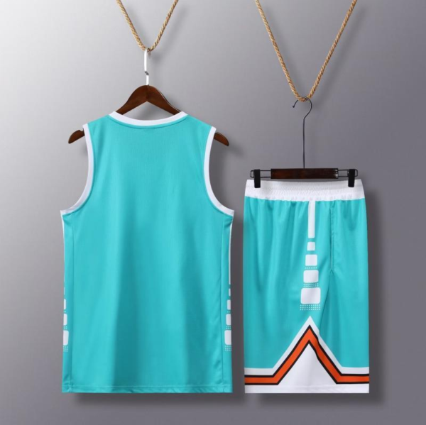 Cyan Block Panel Basketball Set - Image 2