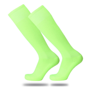 Adult Neon Green Speed Football Socks