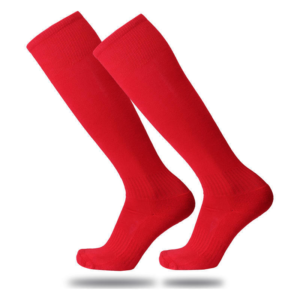 Adult Red Warrior Football Socks